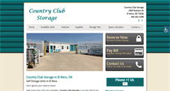 Desktop Screenshot of elrenocountryclubstorage.com